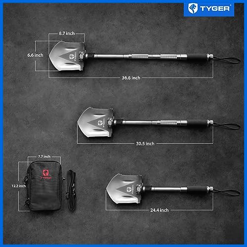 TYGER Multifunction Shovel for Survival and Camping