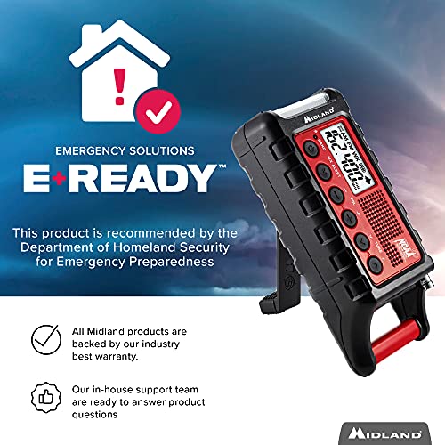 MIDLAND RADIO Emergency Dynamo Crank Radio w Battery