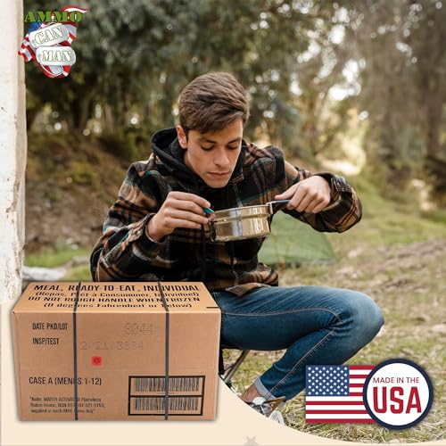Military MREs: 12ct Case, Menus 1-12