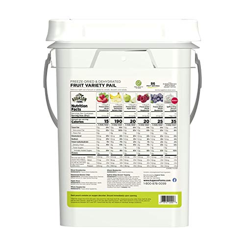25-Year Shelf Life Fruit Variety Pail