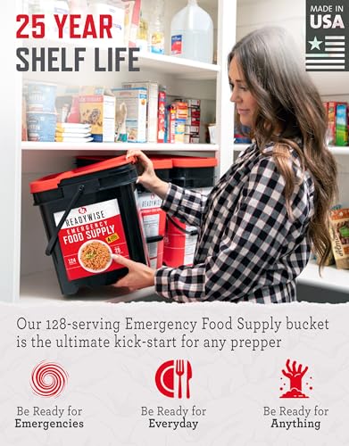 ReadyWise 124 Serving Ultimate Preparedness Pack, 25 Year Shelf Life