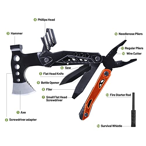Sahara Sailor 15-in-1 Outdoor Multitool Hatchet