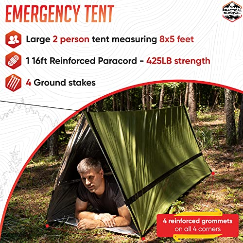 Complete 10-Piece Survival Shelter Kit