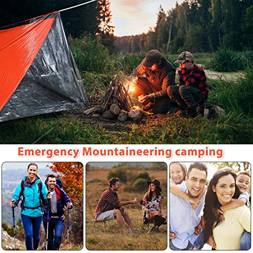 Emergency survival tents for outdoor activities - 2 pack