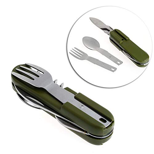 7-in-1 Stainless Steel Folding Tableware Set