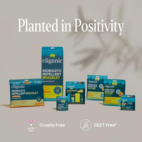 10-Pack Natural Mosquito Repellent Bracelets