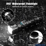 Goreit Rechargeable 20000 Lumen Flashlight