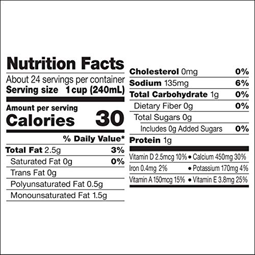 Silk Unsweetened Vanilla Almond Milk, 192 FL OZ