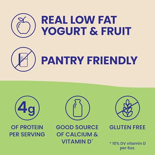 GoGo squeeZ Banana Yogurt Snacks, Gluten Free 4-Pack