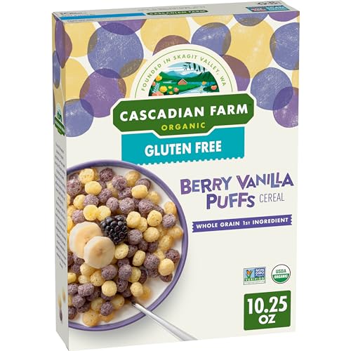 Cascadian Farm Organic Berry Vanilla Cereal 10.25 Oz