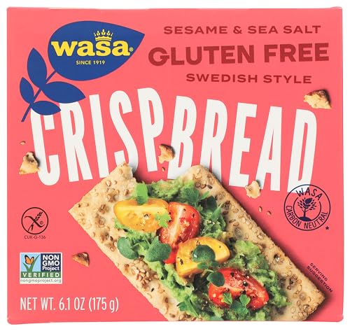 Wasa Gluten-Free Sesame Sea Salt Crispbread 6.1 Oz