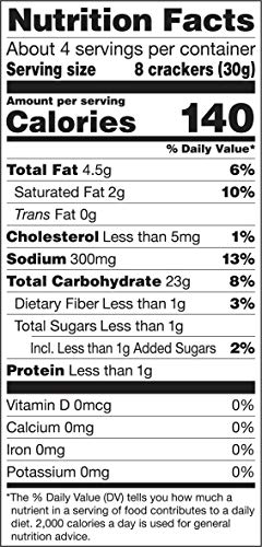 Glutino Original Gluten-Free Snack Crackers 4.4 oz