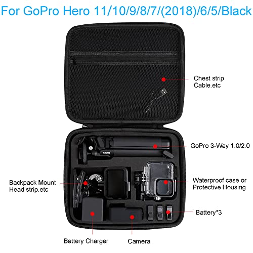 GoPro Action Camera Hard Case with Strap