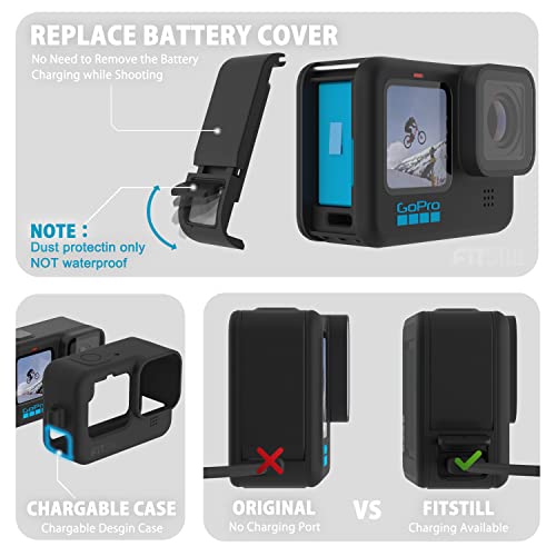 FitStill Silicone Sleeve Case for GoPro Hero 9-12