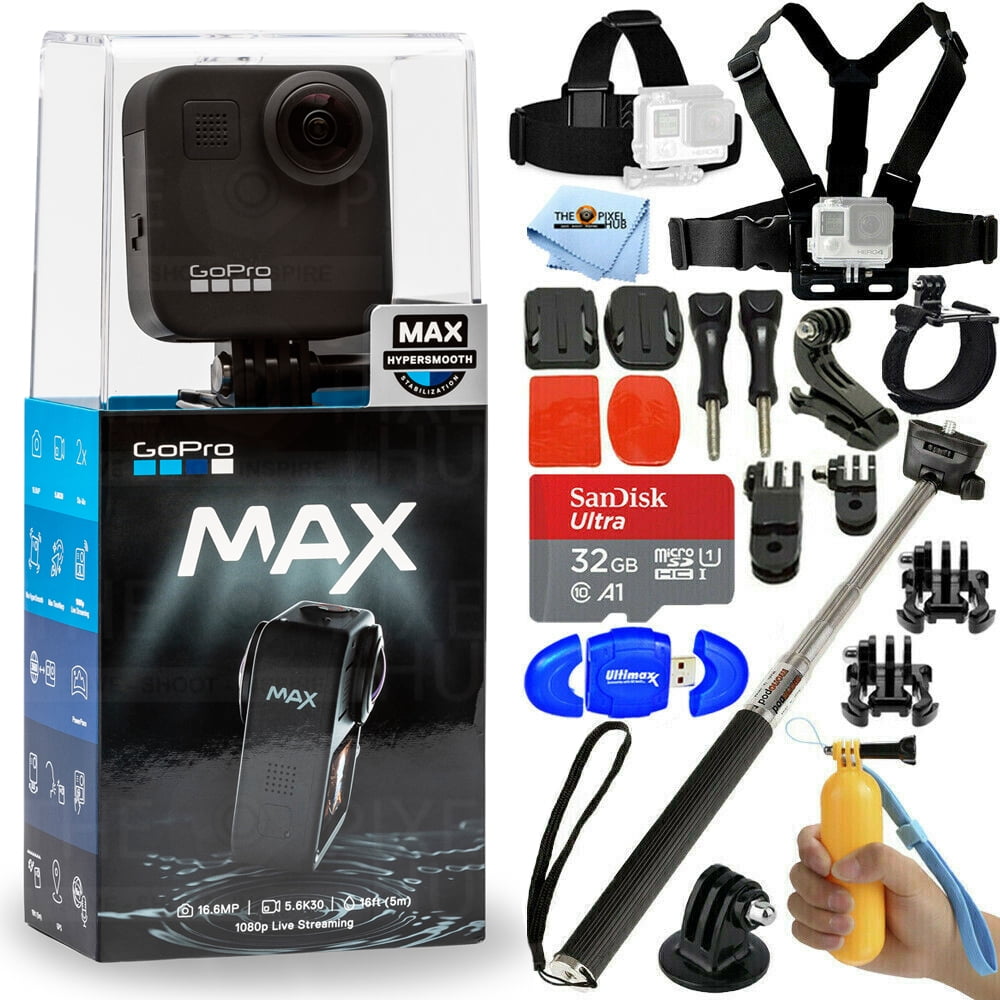 GoPro MAX 360 Waterproof Action Camera Bundle