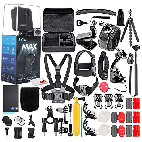 GoPro MAX 360 Waterproof Action Camera with Accessories