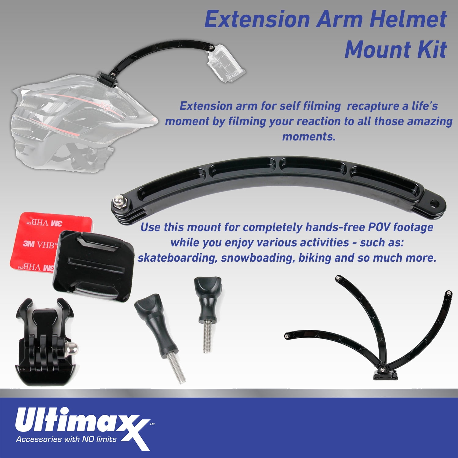 Ultimaxx GoPro Hero 12 Complete Accessory Bundle