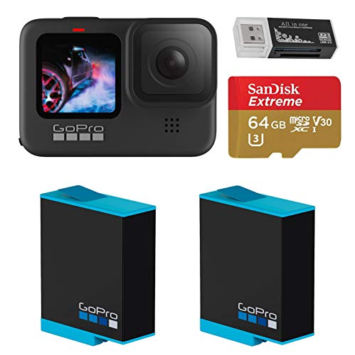 GoPro HERO9 Black, 5K/4K Action Camera Bundle