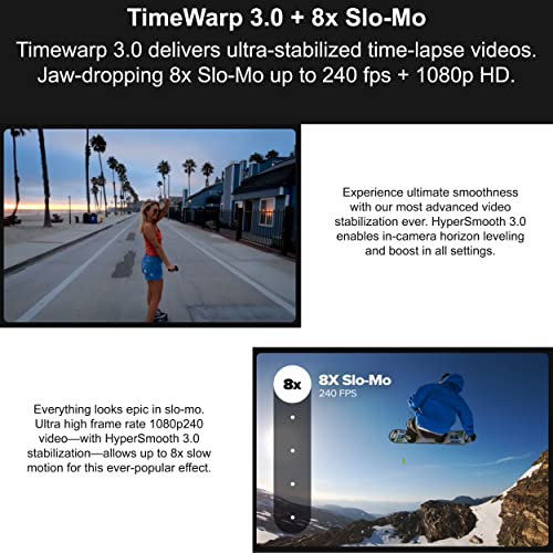 GoPro HERO9 Black Bundle: Remote, 64GB microSDHC - 5K Ultra HD Action Camera