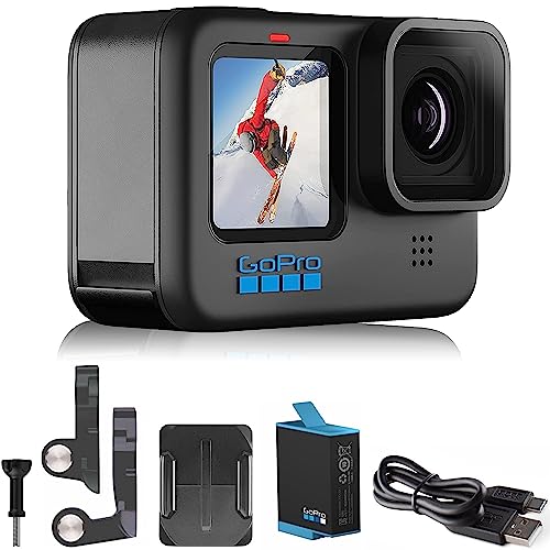 GoPro HERO10 Black- Waterproof Action Camera with Front LCD & Touch Rear Screen
