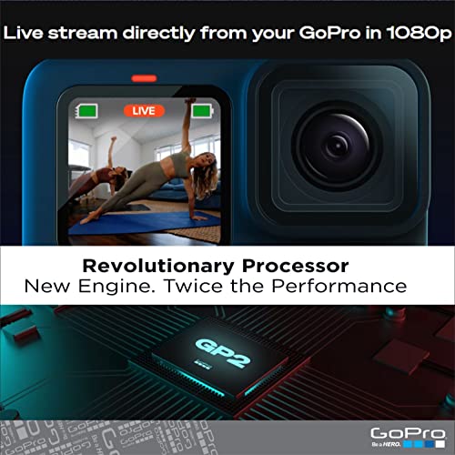 GoPro HERO10 Black- Waterproof Action Camera with Front LCD & Touch Rear Screen