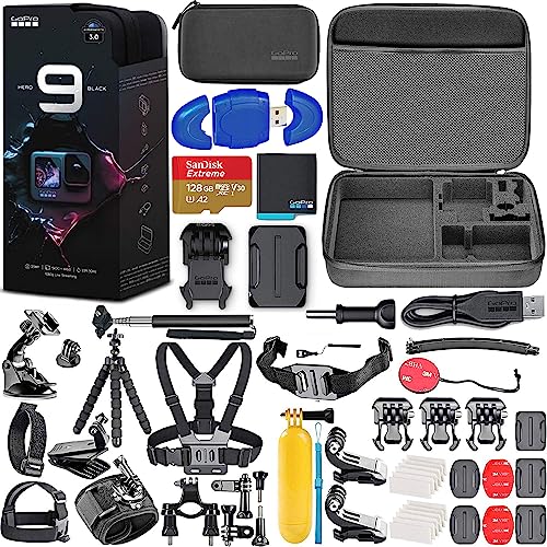 GoPro HERO9 Black - Waterproof Action Camera Bundle