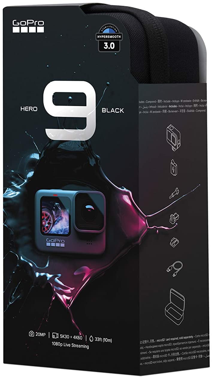 GoPro HERO9 Black: Waterproof Action Camera with 5K Ultra HD Video