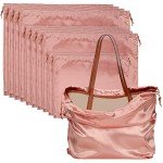 Luxury Handbag Dust Bags - Pink Silk Pouches