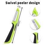 Éplucheur rotatif en acier inoxydable pour pommes de terre