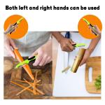 Éplucheur rotatif en acier inoxydable pour pommes de terre