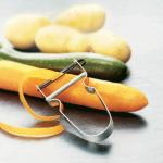 Eplucheurs de légumes en acier inoxydable - Lot de 2
