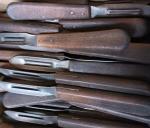 Couteau Économe Vintage Manche en Bois