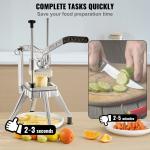 Coupe-Frites Professionnel VEVOR Multifonction 1,27 cm