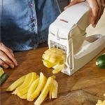 Coupe-Frites Multifonction avec 2 Lames Antidérapantes