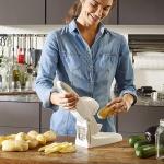 Coupe-Frites Multifonction avec 2 Lames Antidérapantes