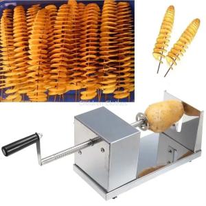 Coupe-pommes spirales en acier inoxydable