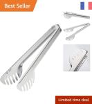 Pince de Cuisine Inox pour Frites et Salades
