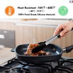 Pinces de Cuisine Silicone et Acier Hotec