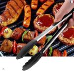Pinces de Cuisine Silicone et Acier Hotec