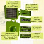 Mandoline 12 en 1 pour découpe de frites