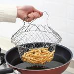 Outil Flexible en Acier Pour Laver Frites