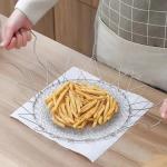 Outil Flexible en Acier Pour Laver Frites