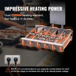 Friteuse Électrique 12L Professionnelle en Acier Inox