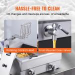 Friteuse Électrique 12L Professionnelle en Acier Inox