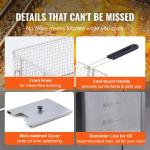 Friteuse Électrique 12L Professionnelle en Acier Inox