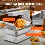 Chauffe-frites VEVOR 750 W en acier inoxydable