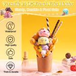 50 Pochettes Cornets à Frites en Kraft 14oz