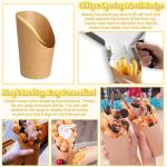 50 Pochettes Cornets à Frites en Kraft 14oz