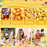 50 Pochettes Cornets à Frites en Kraft 14oz