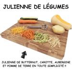 Éplucheur à Julienne en acier inoxydable multifunctionnel